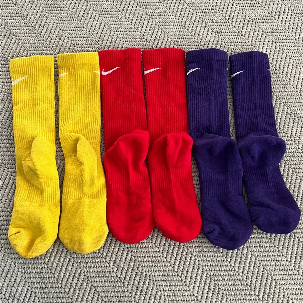 Nike Colorful Dri-FIT Socks Trio